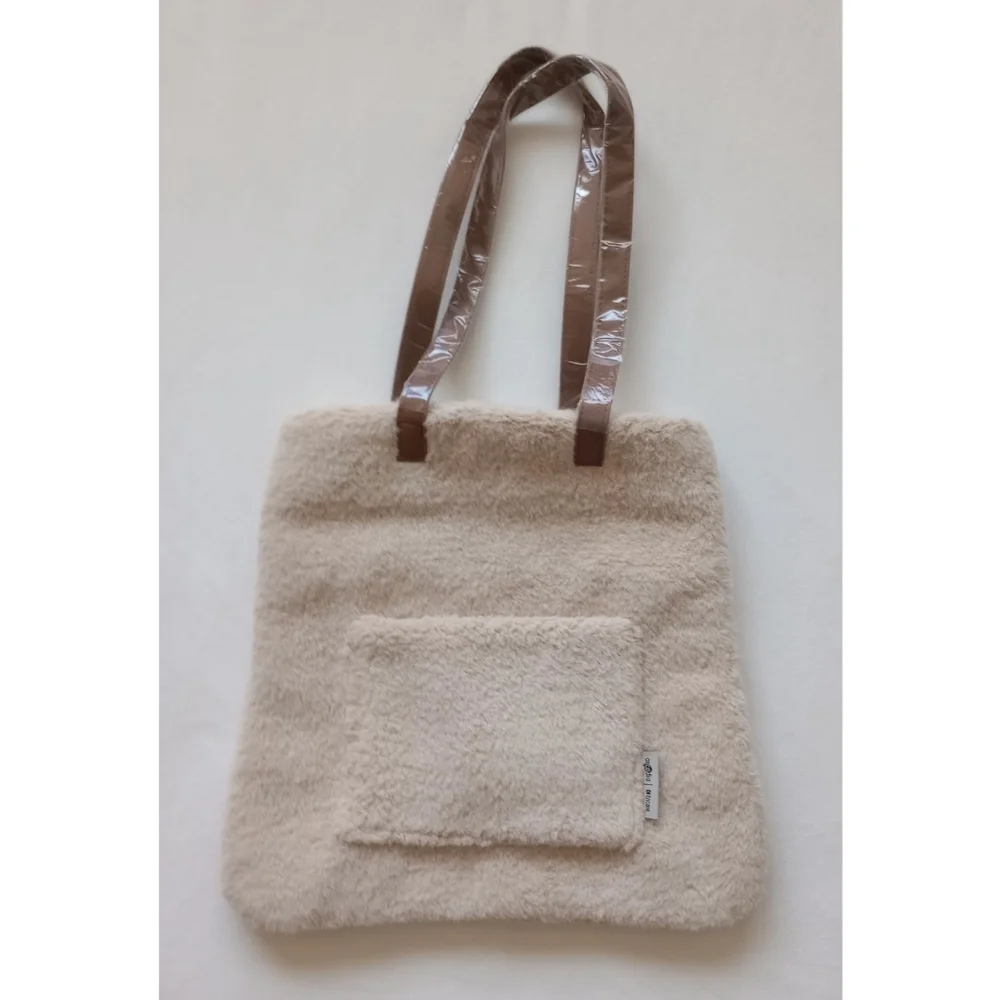 Arcadia Encore▪️Sherpa Plush Shoulder Tote Bag